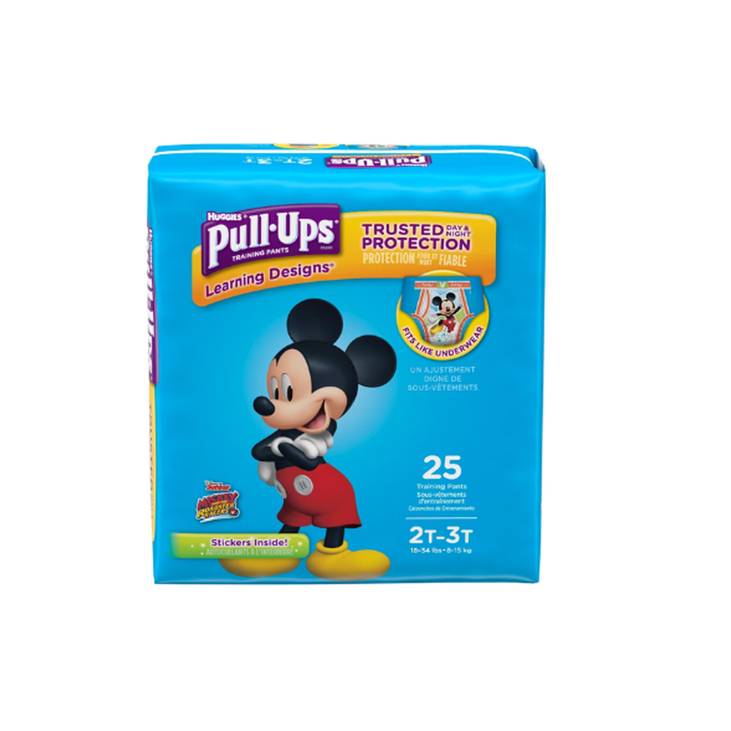 Huggies Pullups 2T-3T Boy Jumbo 25Ct