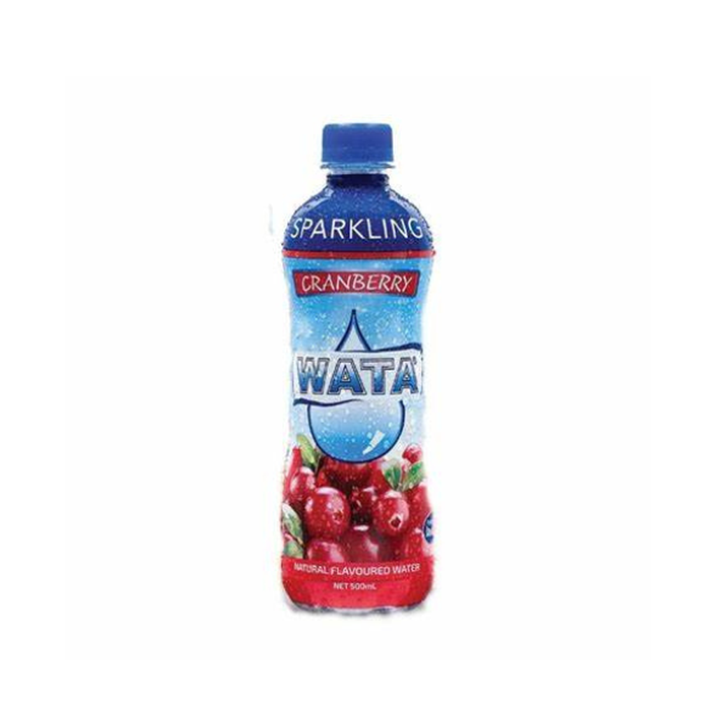 Wata Sparkling Cran Red Water 500Ml