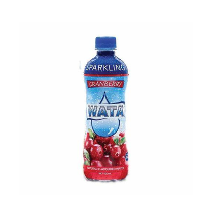 Wata Sparkling Cran Red Water 500Ml