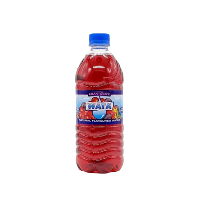 Wata Grape Flavoured Water 600Ml