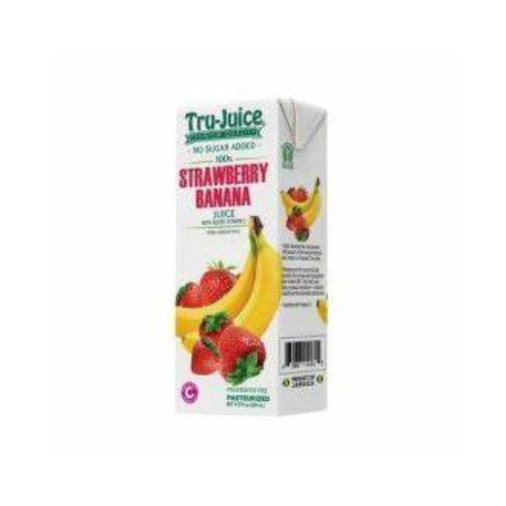 Tru-Juice 100% Strawberry Banana 200Ml