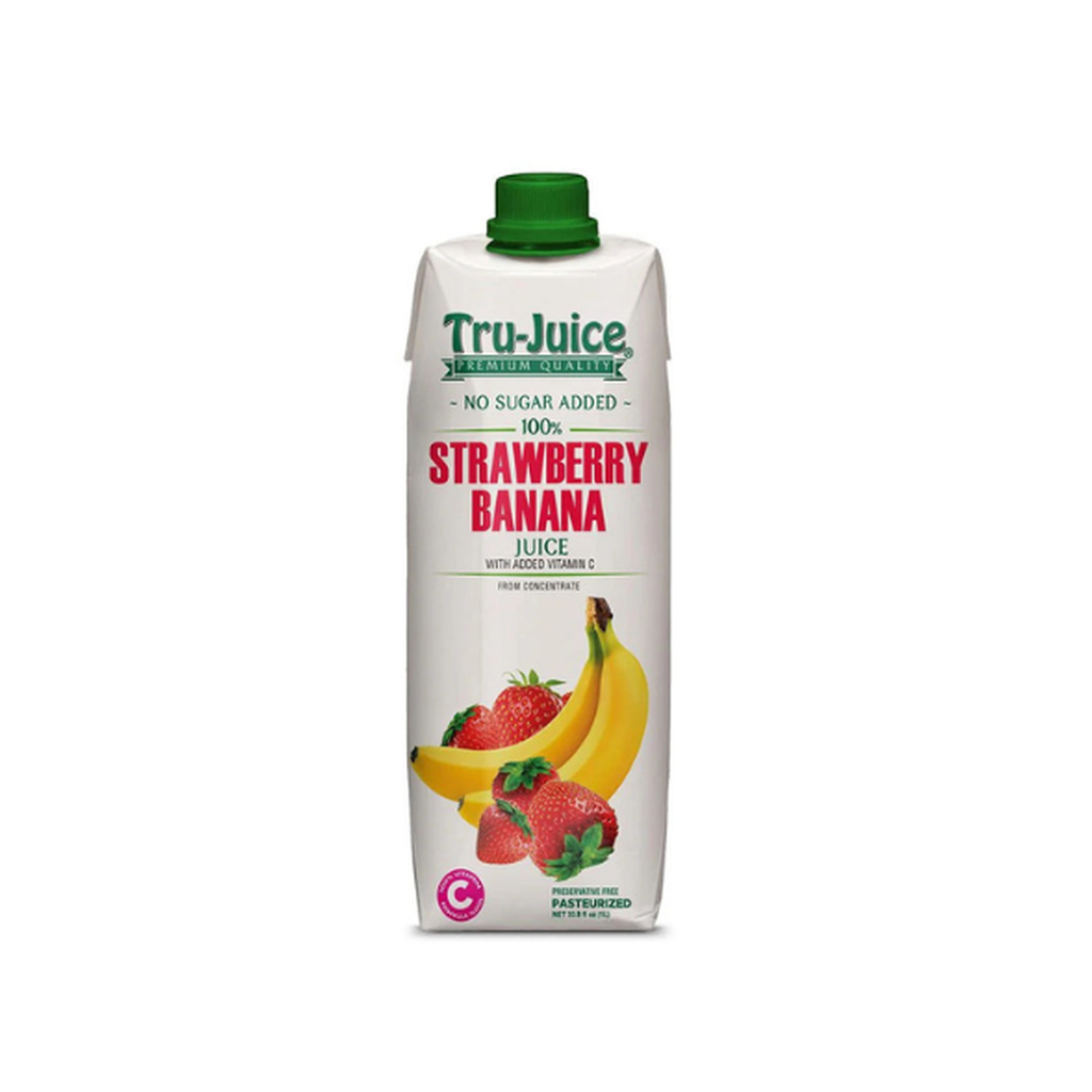 Tru-Juice 100% Strawberry Banana 1Lt