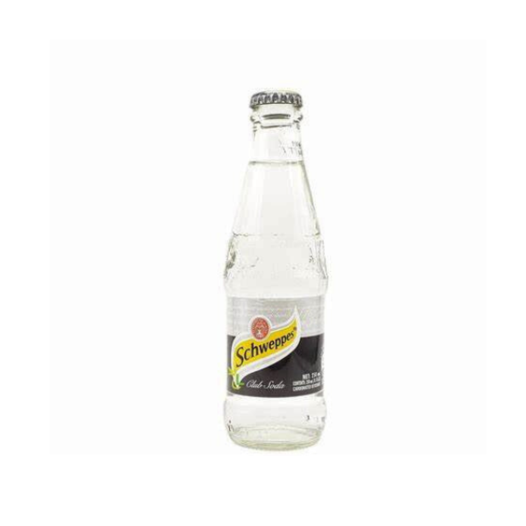 Schweppes Club Soda Glass 250Ml