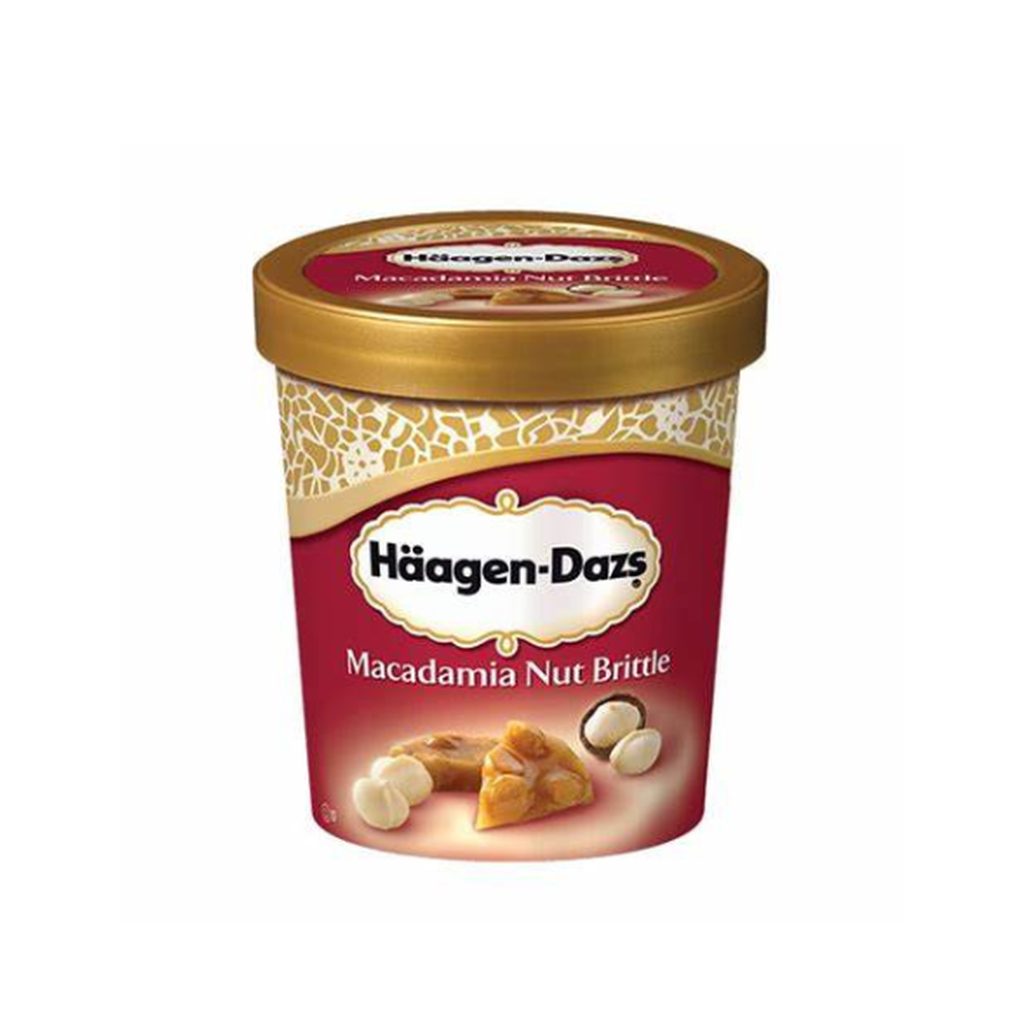 Haagen-Dazs Macadamia Nut Brittle 473Ml