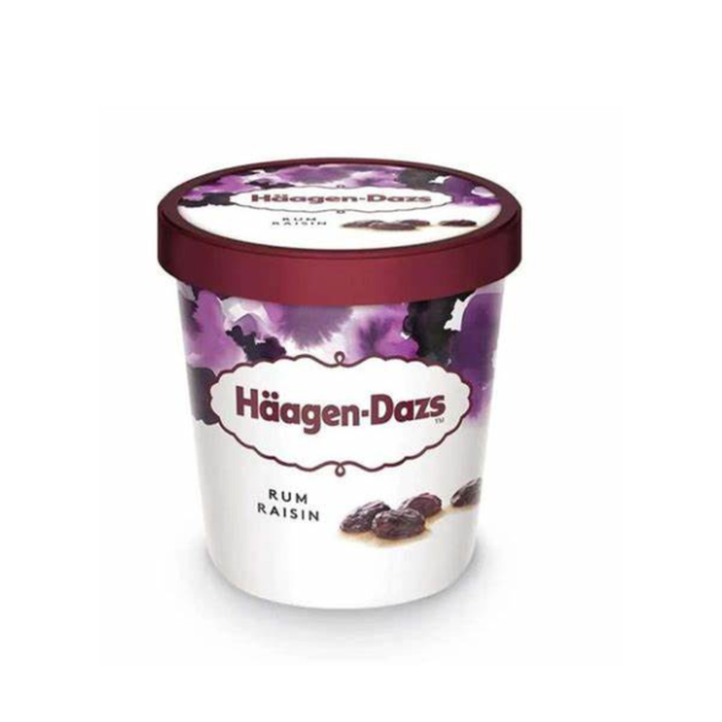 Haagen-Dazs Rum And Raisin 473Ml
