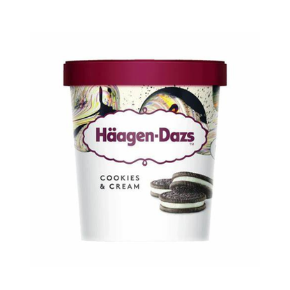 Haagen-Dazs Cookies 'N Cream 473Ml