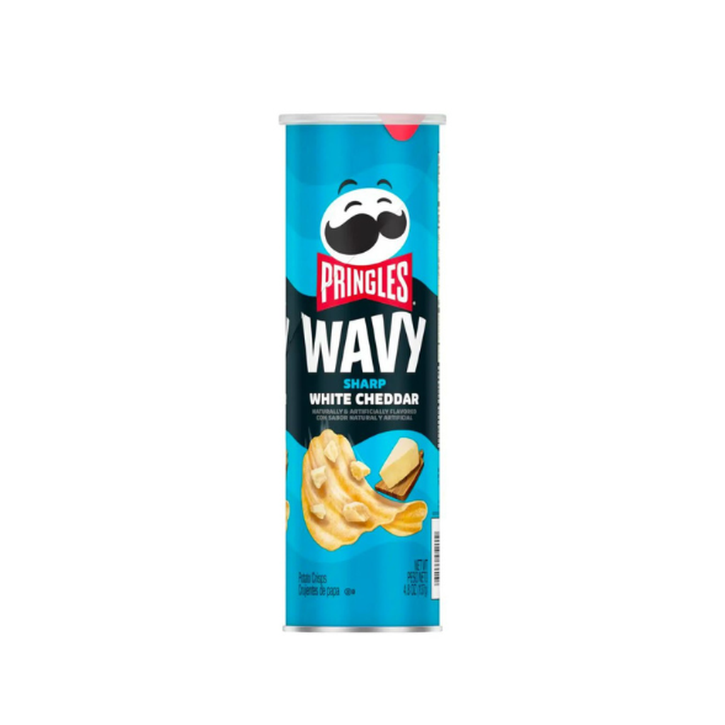 Pringles Wavy White Cheddar 137G