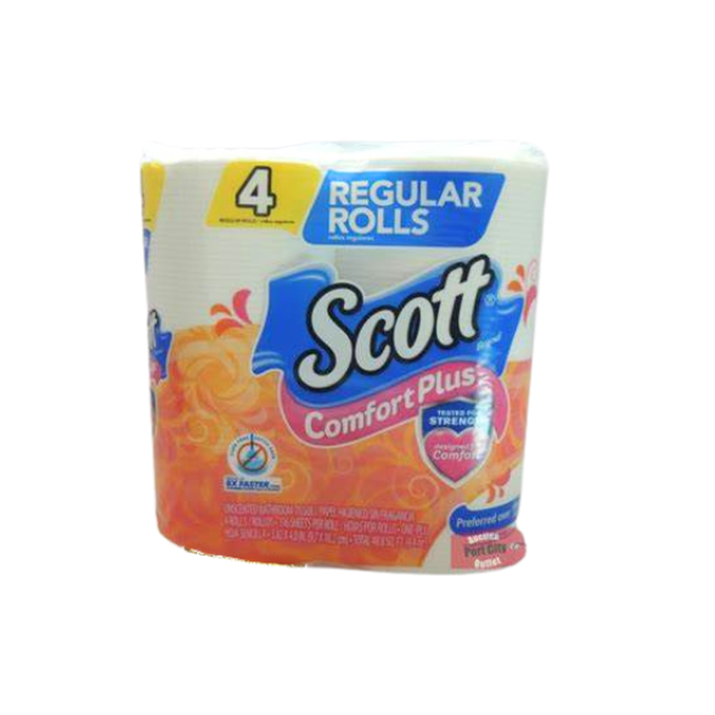 Scott Comfort Plus Soft Tissue 4Pk