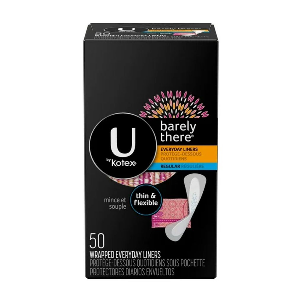 U By Kotex Fem Liner Regular 50Ct