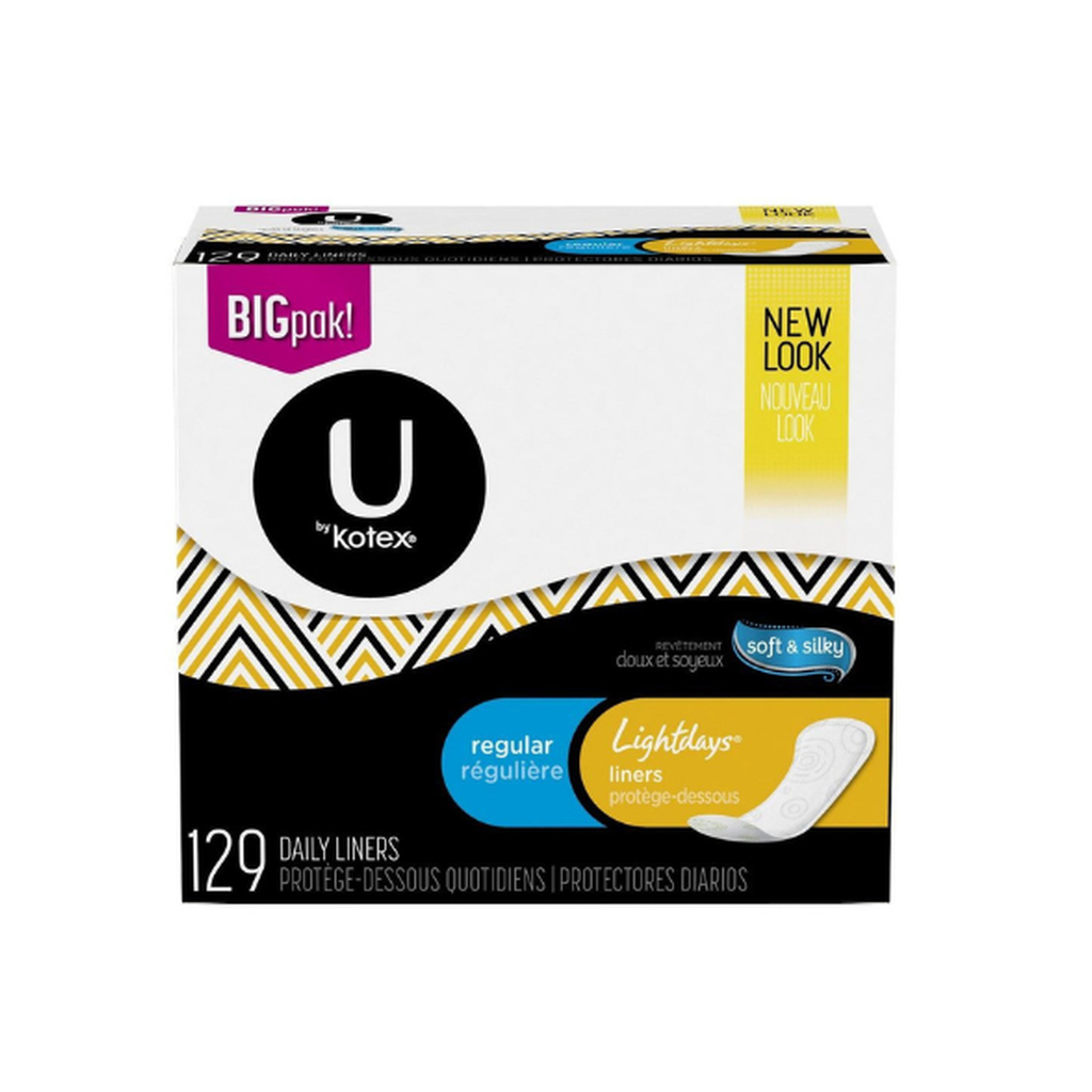 Kotex U By Long Liner Regular 96Ct