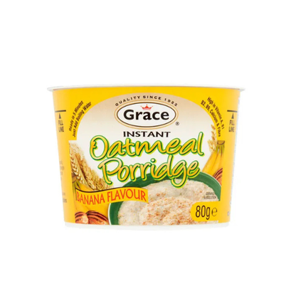 Grace Instant Oatmeal Porridge Banana 80g