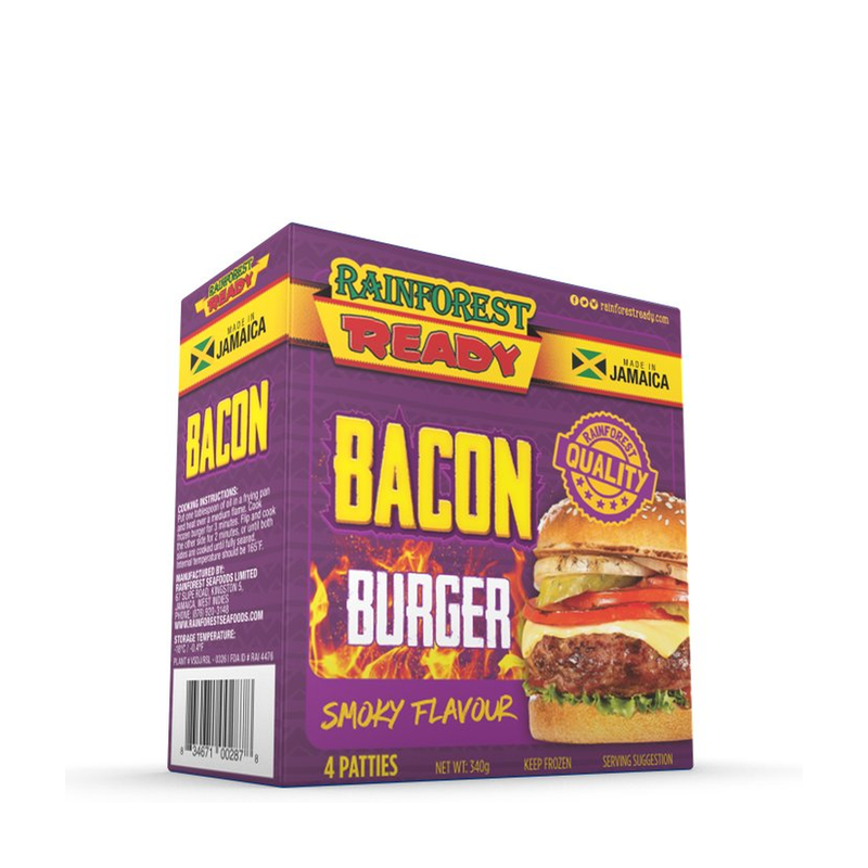 Rainforest Ready Bacon Burger 340G