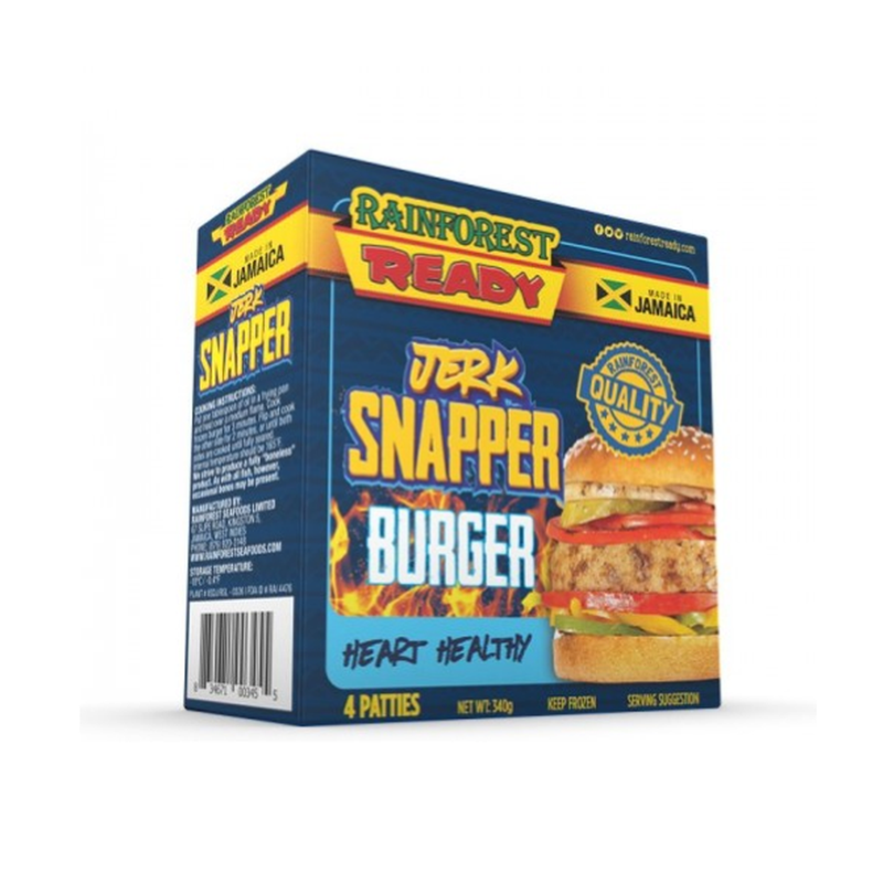 Rainforest Ready Jerk Burger 340G