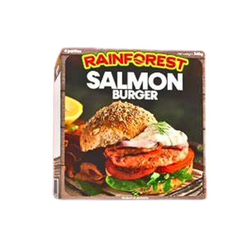 Rainforest Salmon Burger 340G
