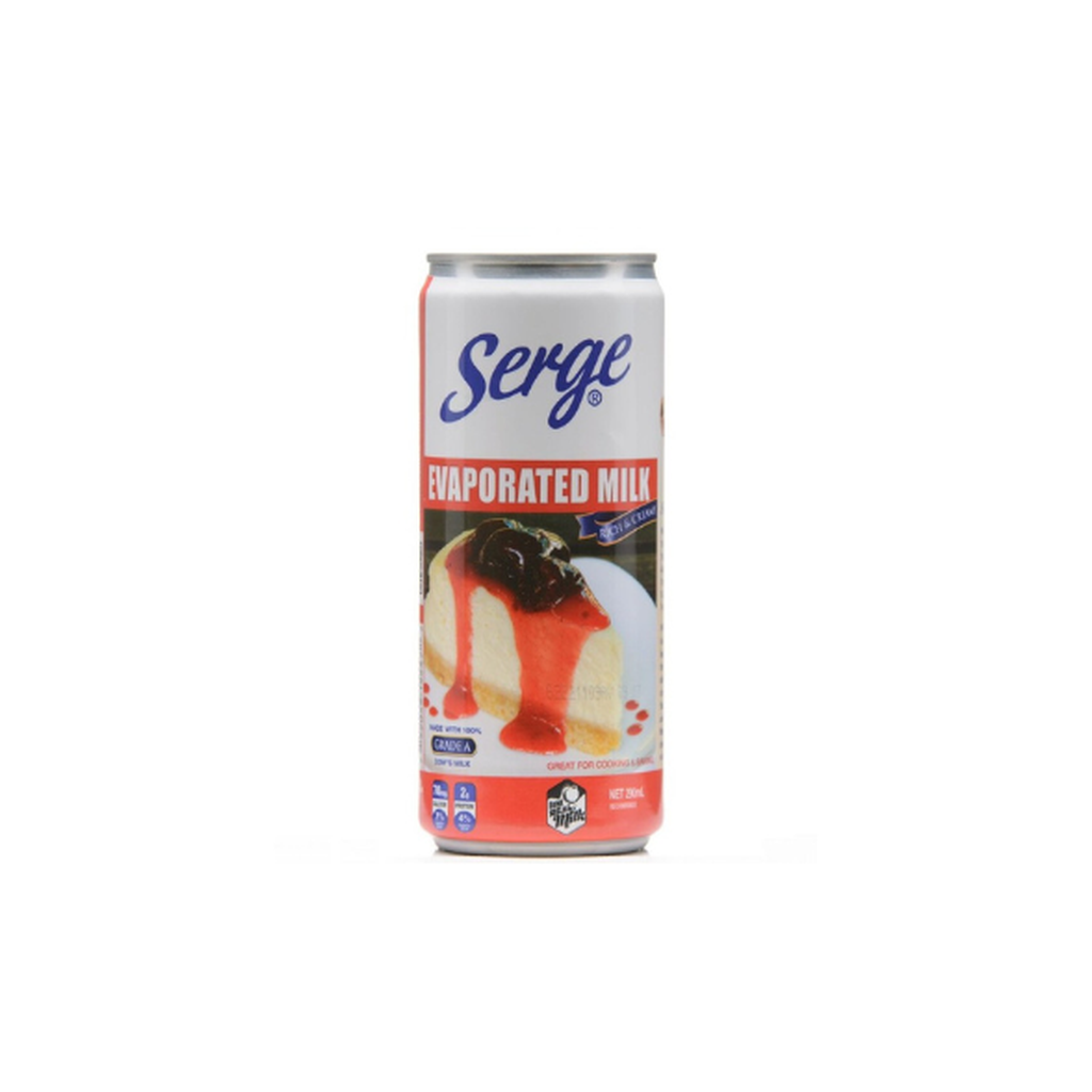 Serge Evaporated Milk 330Ml