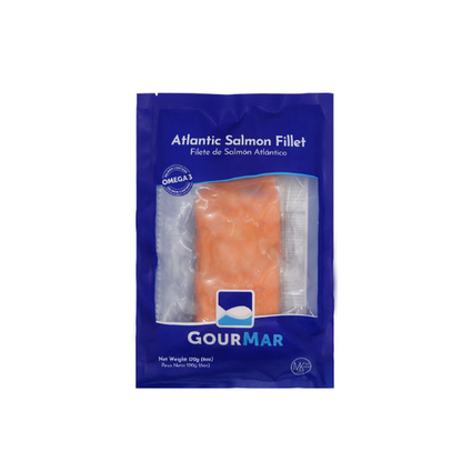 Gourmar Salmon Fillets Skin On 7Oz