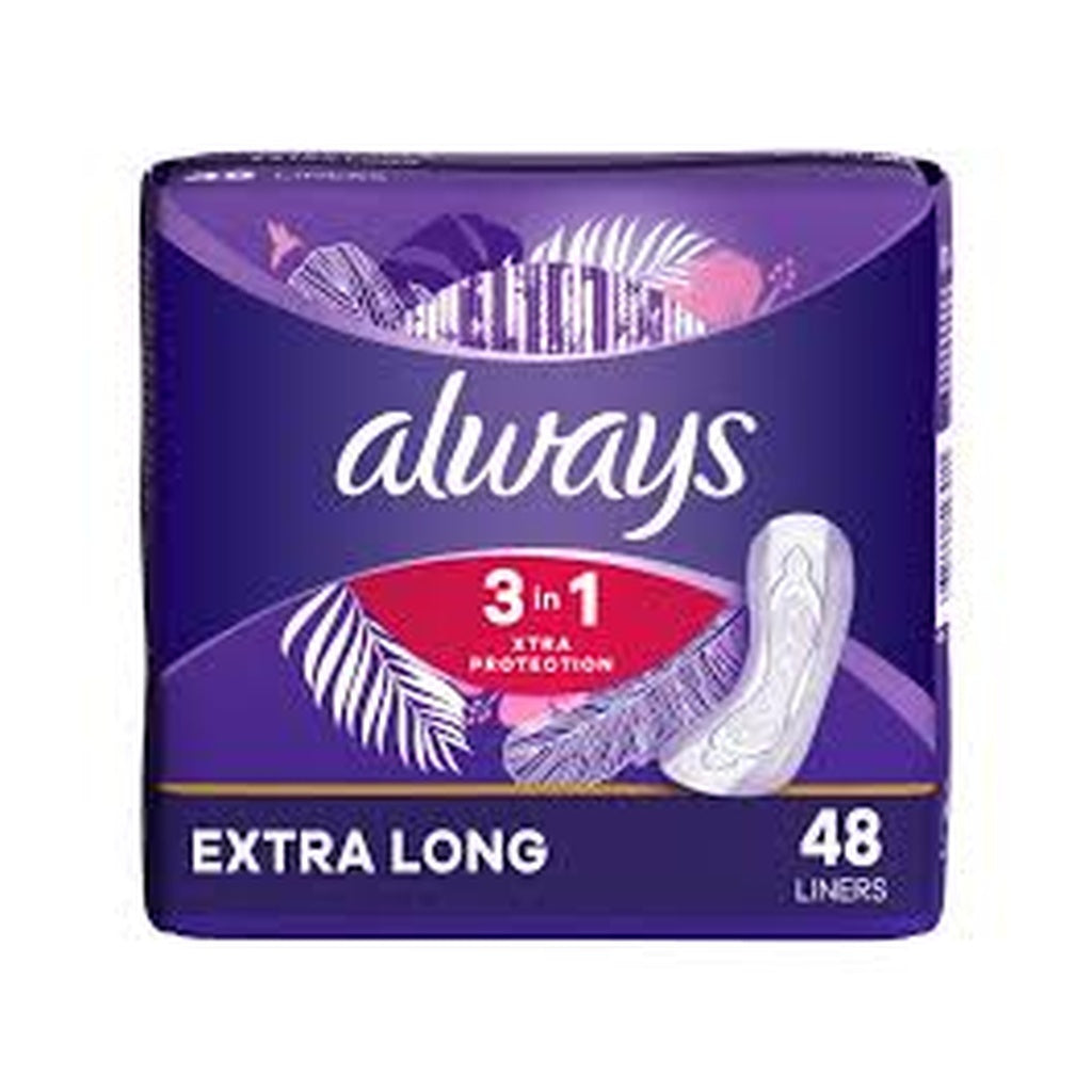 Always Xtra Protect P/Liner Long 48'S