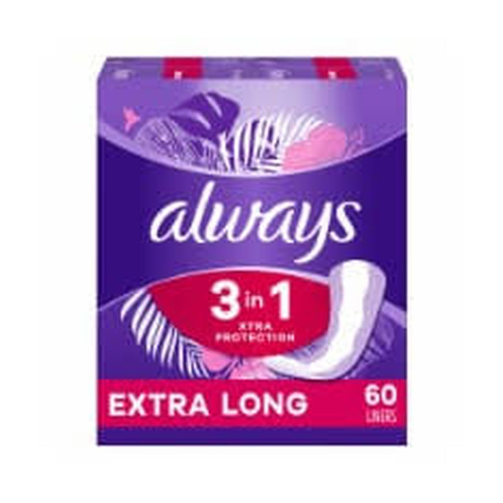 Always Xtra Protect P/Liner Regular 60'S
