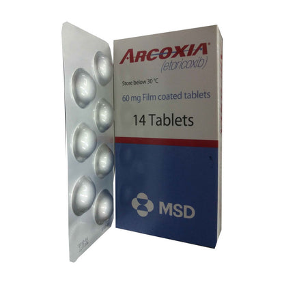Arcoxia 60Mg Tabs 14'S