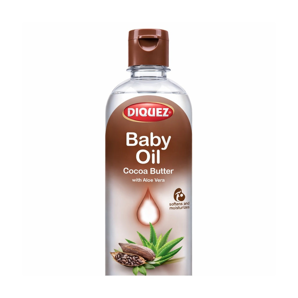 Diquez Cocoa Butter Baby Oil 480Ml