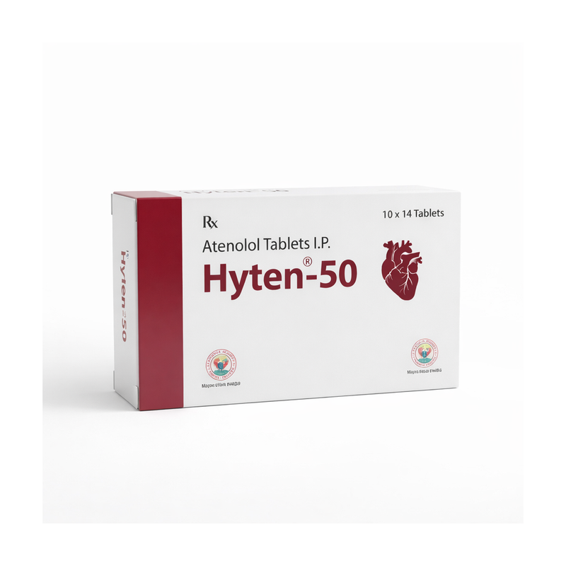 H2000 Atenolol 50Mg Tabs 10X14'S