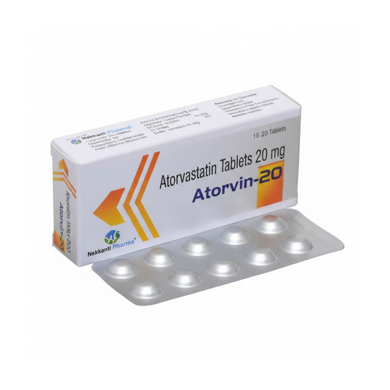 H2000 Atorvastatin 20Mg Tabs 3X10'S