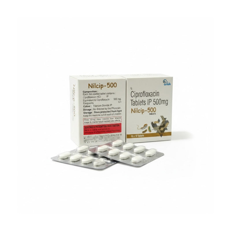 H2000 Ciprofloxacin 500Mg Tabs 100'S