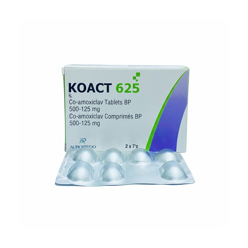 H2000 Co-Amoxiclav Bp 625Mg Tabs 14'S