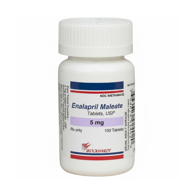 H2000 Enalapril Maleate 5Mg Tabs 100'S
