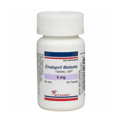 H2000 Enalapril Maleate 5Mg Tabs 100'S
