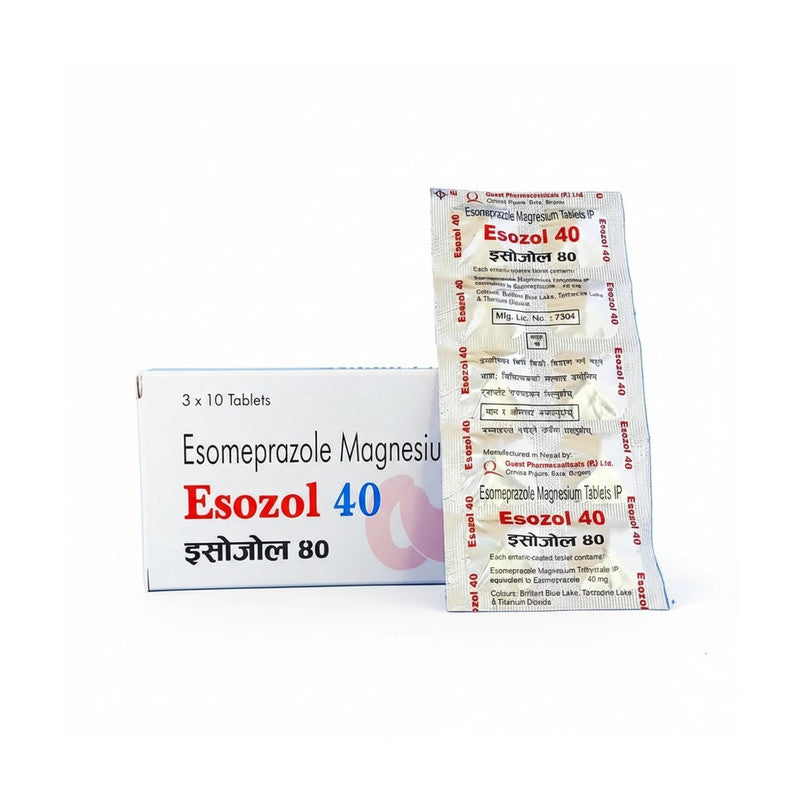 H2000 Esomeprazole 40Mg Tabs 3X10'S