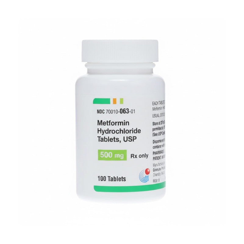H2000 Metformin Hcl Xr 500Mg Tabs 100'S