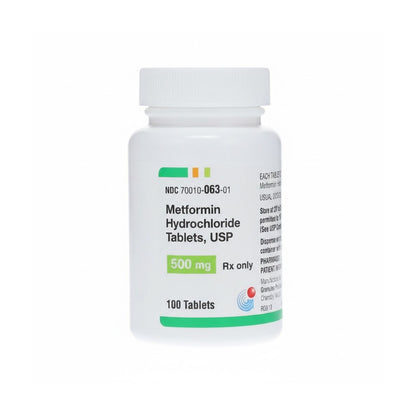H2000 Metformin Hcl Xr 500Mg Tabs 100'S