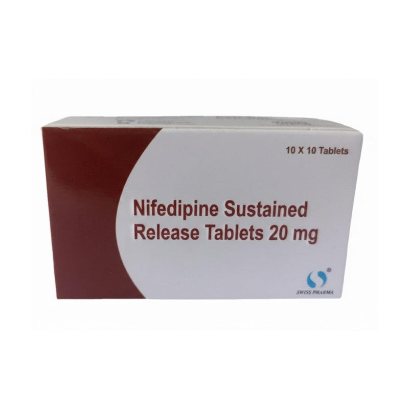 H2000 Nifedipine Sr 20Mg Tabs 100'S