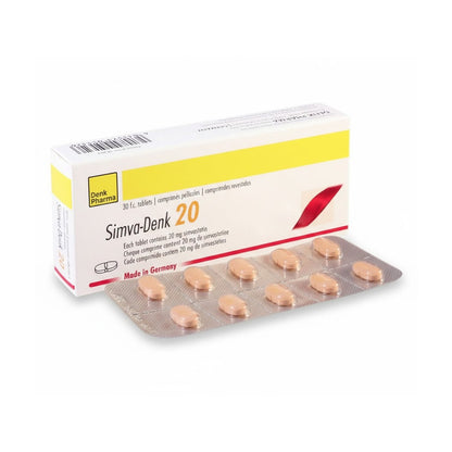 H2000 Simvastatin 20Mg Tabs 3X10'S
