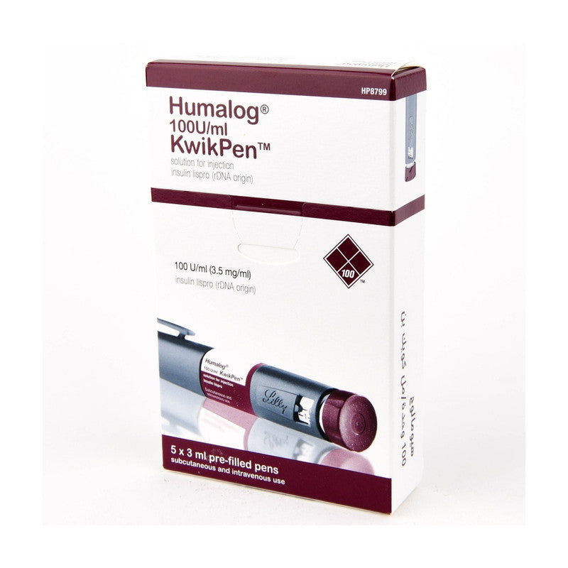 Humalog Kwikpen 100U/Ml X 5