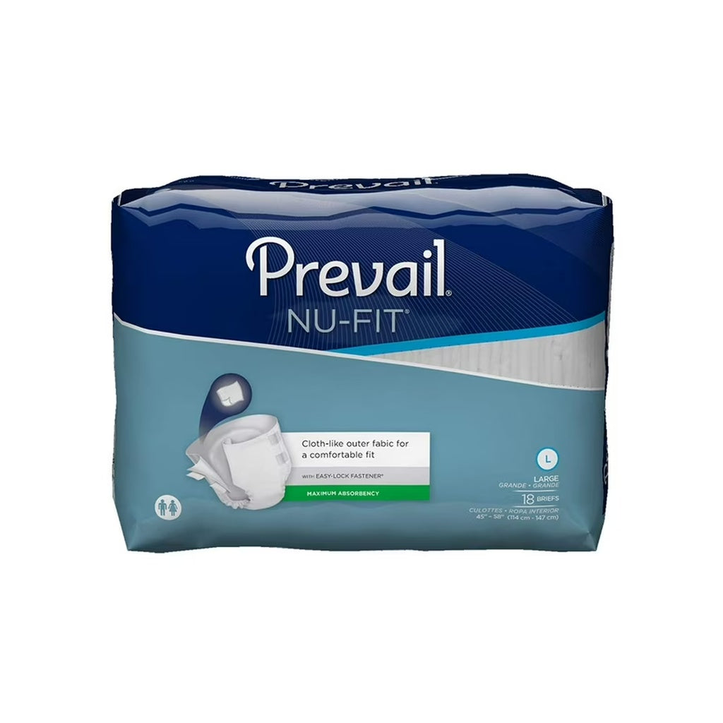 Nufit Adult Brief Large 4 X 18'S