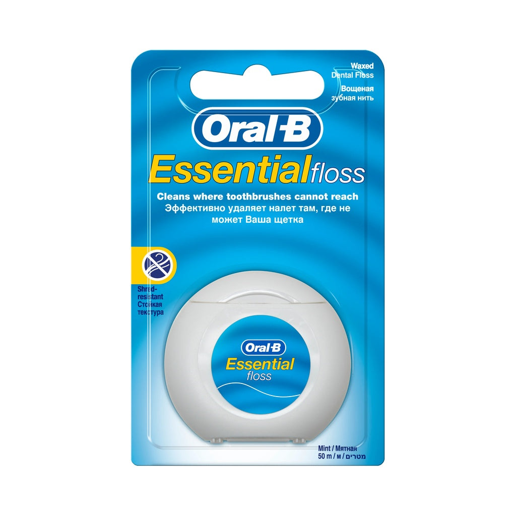 Oral-B Ess. Floss 50M Mint Waxed (2573)