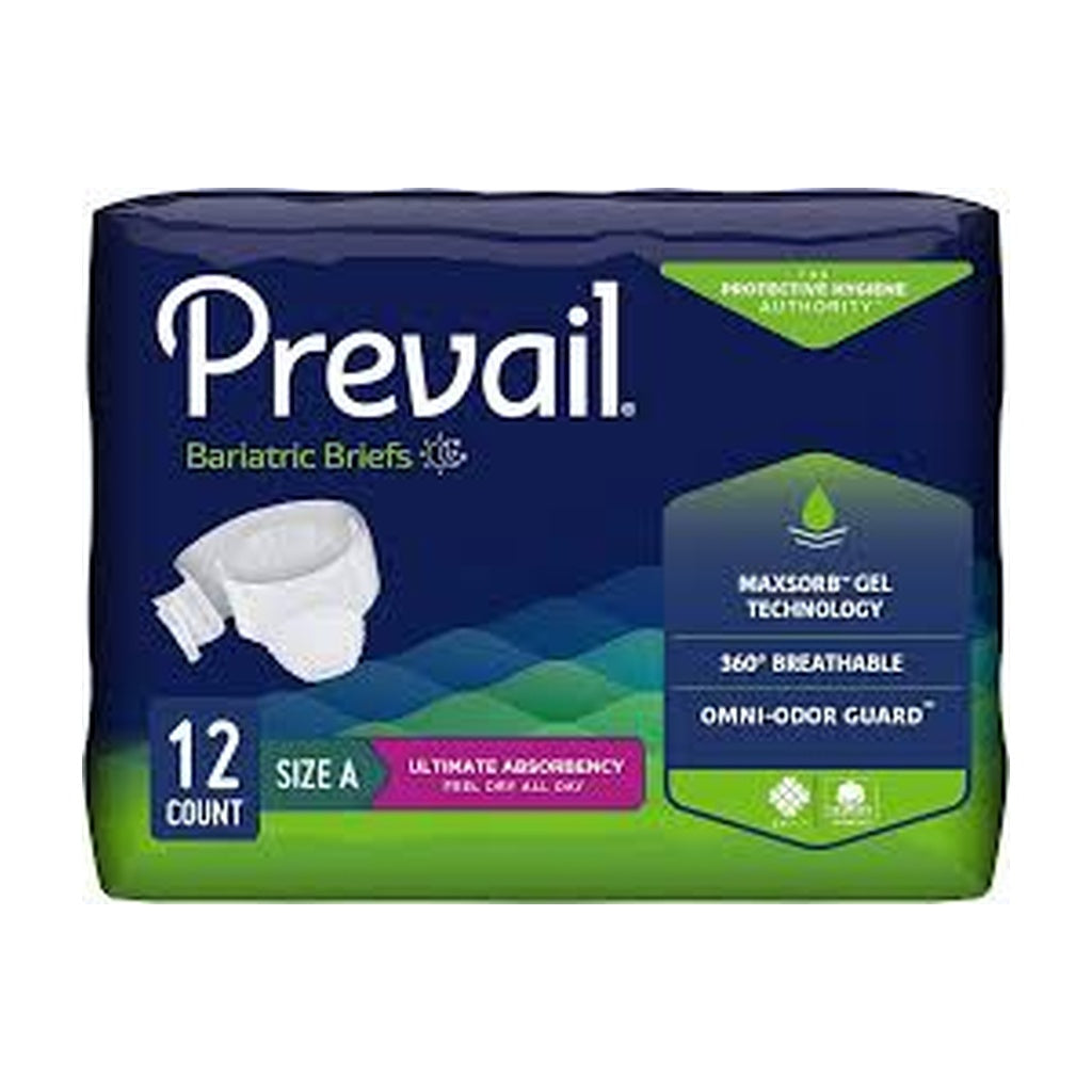 Prevail Bariatric Brief A 4 X 12'S