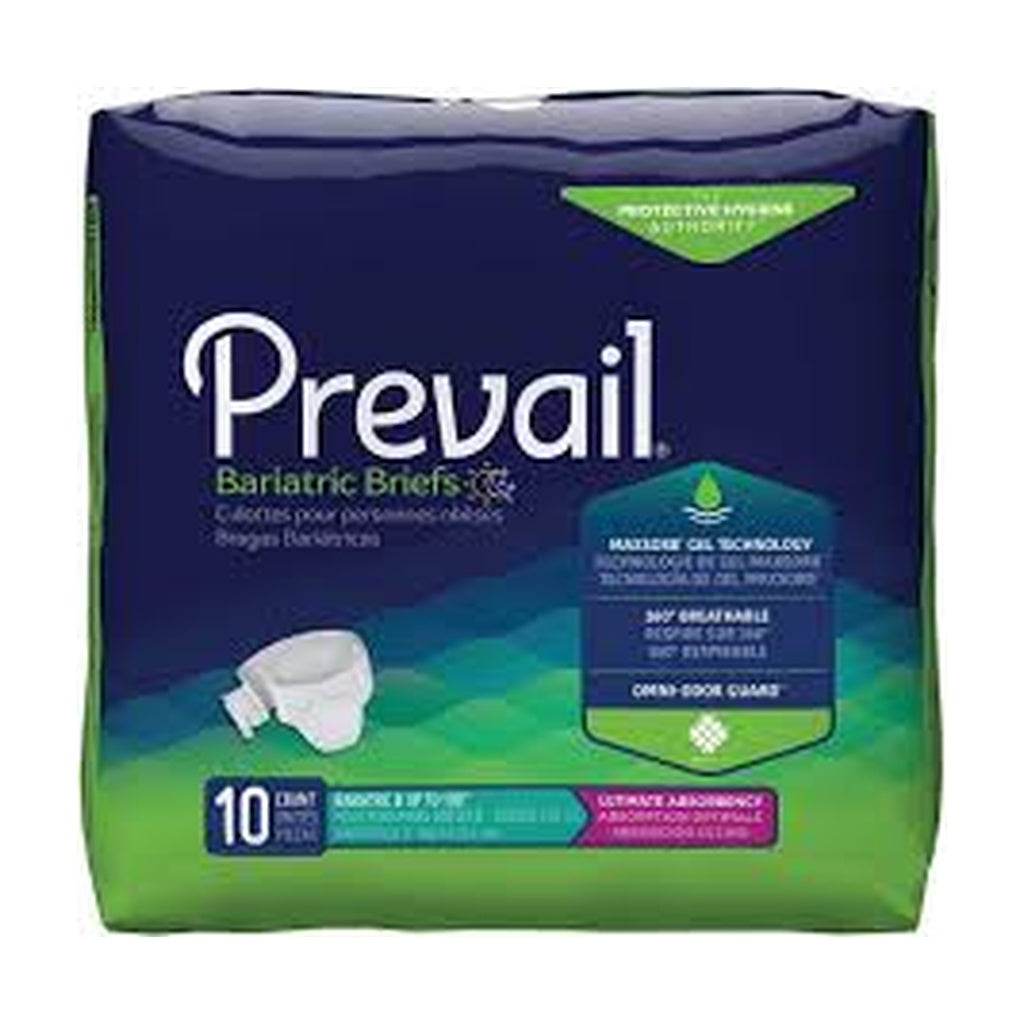 Prevail Bariatric Brief B 4 X 10'S