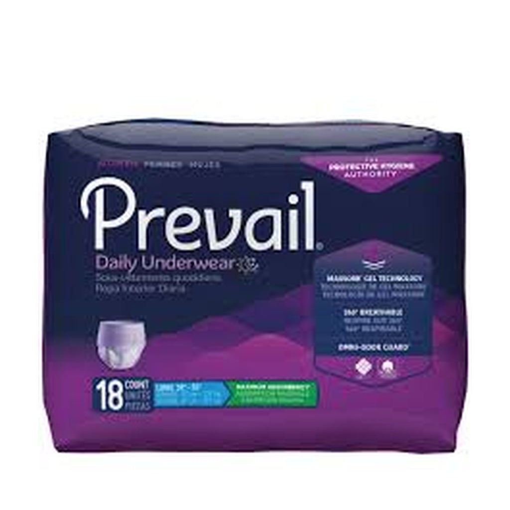 Prevail Prot.U/Wear Large 4 X 18'S