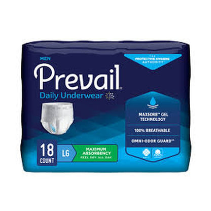 Prevail Prot U/Wear Lge For Women 4 X 18'S