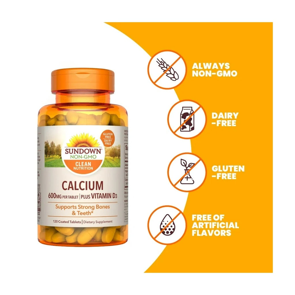 Sundown Calcium 600Mg + D3 120