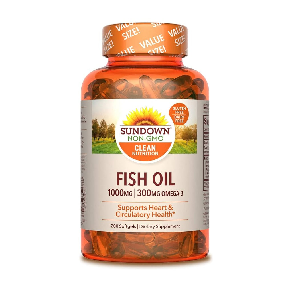 Sundown Fish Oil 1000Mg 200'S