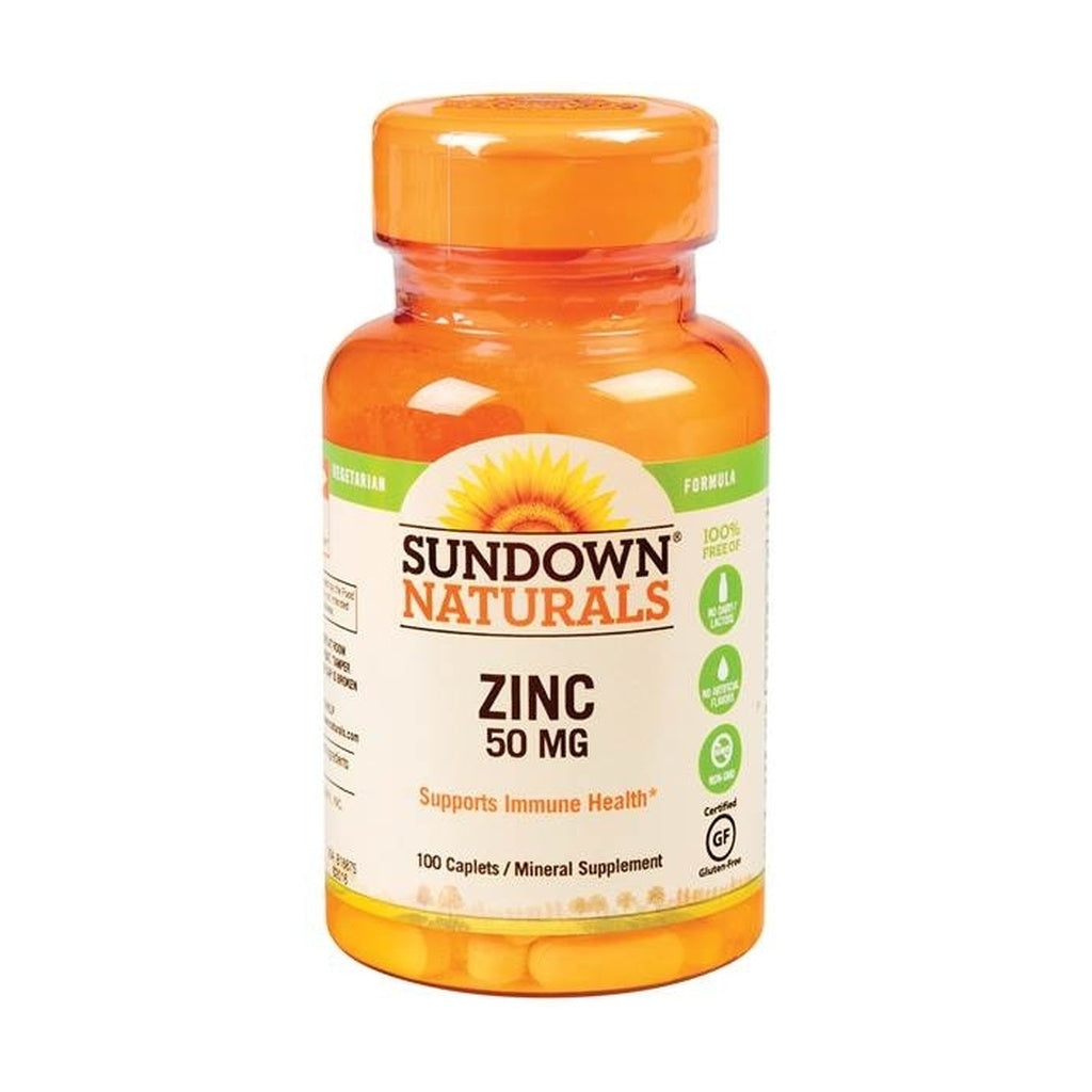 Sundown Zinc Gluconate 50Mg 100'S