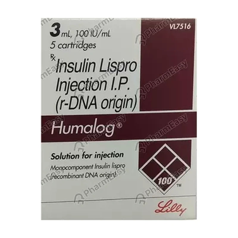 Humalog Insulin (100Iu/Ml) 10Ml
