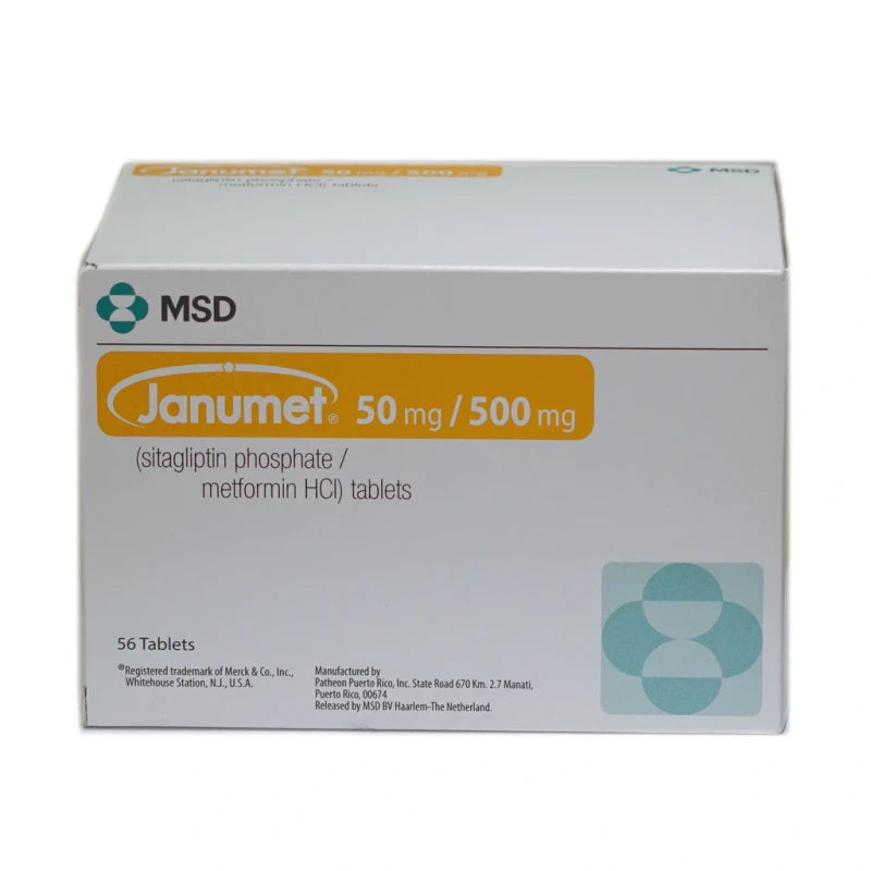 Janumet 50/500Mg Tabs 56'S